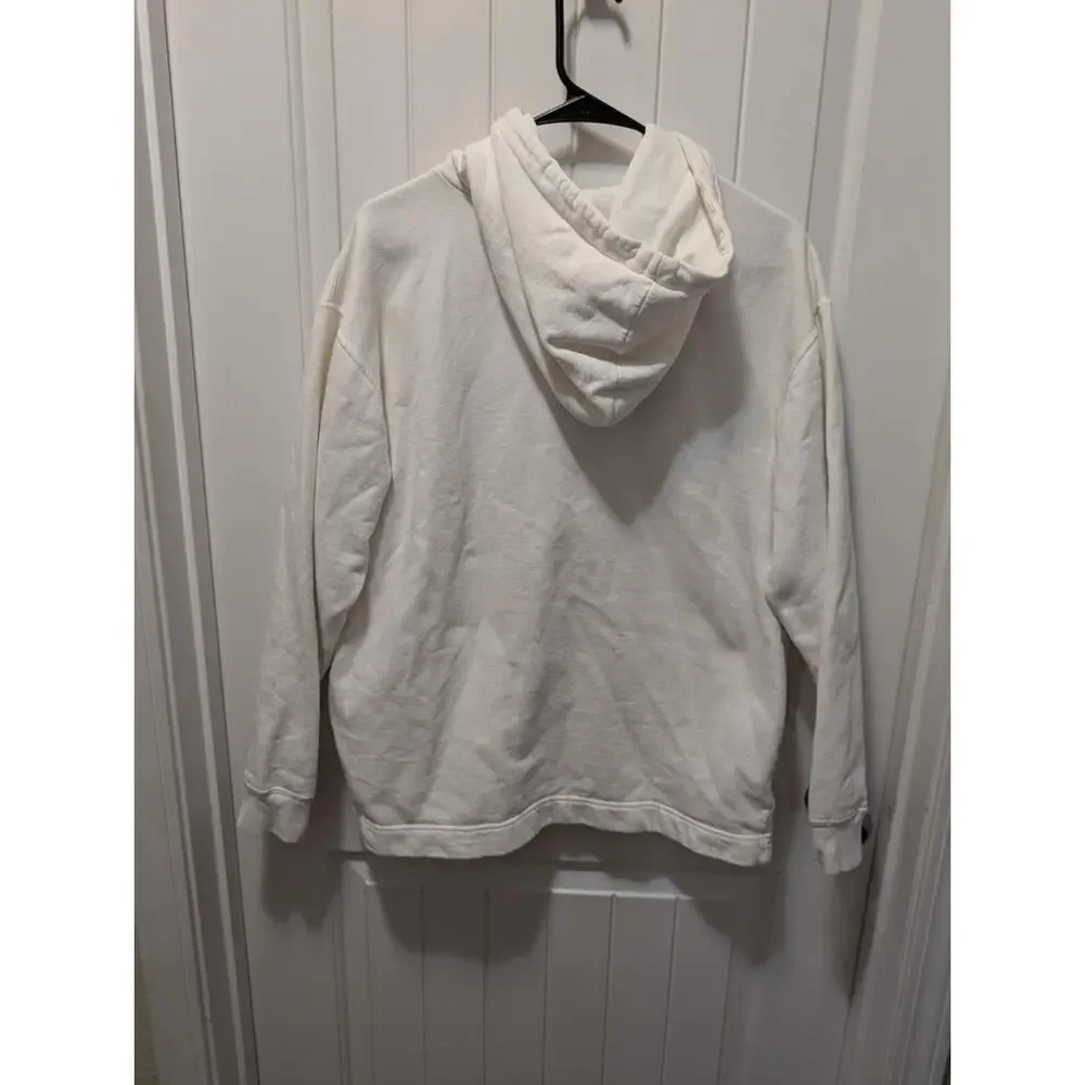 Vintage White Polo Jeans Co Ralph Lauren Mens S Embroidered Spellout Hoodie